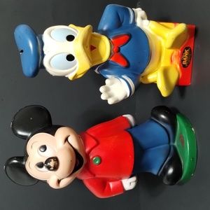 Vintage Walt Disney Mickey Mouse Donald Duck Coin Banks